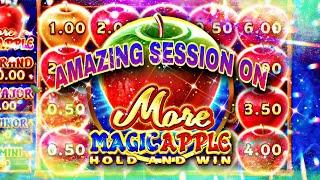 WE HAD A MAGICAL SESSION ON MORE MAGIC APPLE! #pulsz #casino #slots #onlineslots #sweepstakes