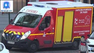 Paris emergency services // Services de secours Paris (compilation)