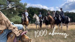 op westernbuitenrit met StarStable vriendinnen || 1k abonnees special video