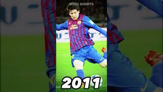 Lionel Messi Through the Years 2004 - 2022 #shorts #messi #football