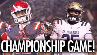 Mater Dei vs St John Bosco Championship 2024 Thriller Final!