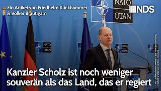 Kanzler Scholz ist noch weniger souverän als das Land, das er regiert. Klinkhammer & Bräutigam | NDS