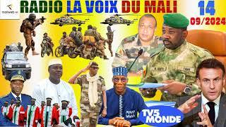 La Revue de Presse de la RADIO LA VOIX DU MALI du 14 SEPTEMBRE 2024