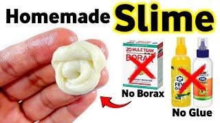 100% Real How to make slime without Glue or Borax | No Glue No Borax Slime | Homemade Slime