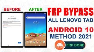 FRP BYPASS ALL LENOVO TAB GOOGLE ACCOUNT ANDROID 10 | Method June 2021