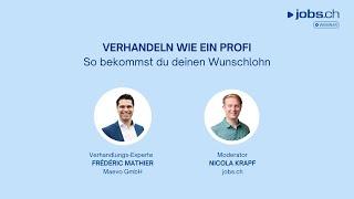 Webinar: Verhandeln wie ein Profi - So bekommst du deinen Wunschlohn