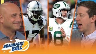 Jets trade for Davante Adams, How much does he help Aaron Rodgers? | NFL | BREAKFAST BALL