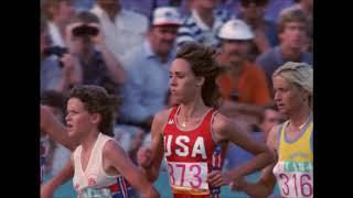 Los Angeles 1984 Olympic Final - Mary Decker & Zola Budd - Women's 3,000-meter race (Highlights)