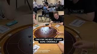 The best 'flickin' game! #crokinole #shorts