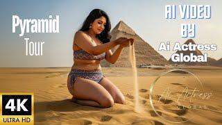 Pyramid Tour by Ai Actress Global /   4K Ai video