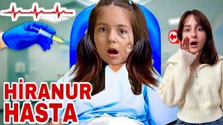 ZEYNEP HİRANUR HASTA OLDU !! DOKTOR İĞNE YAPACAK DİYE KORKTU AĞLADI