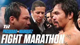 One Of Boxing's Best Rivalries In History | Pacquiao Vs Marquez FIGHT MARATHON