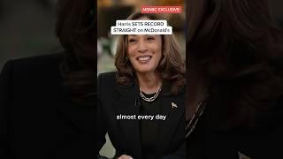 Harris SETS RECORD STRAIGHT on McDonald's