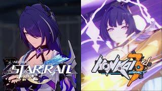 What if Raiden Mei and Raiden Acheron switched voicelines - Honkai and Honkai lol