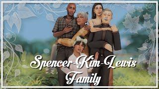 Spencer Kim Lewis Family | The Sims 4 Create A Sim | Townie Makeover