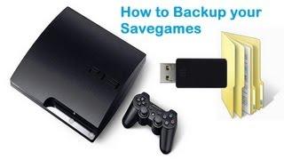 How to Back Up PS3 Game Saves and trophies [HD]