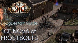 【Path of Exile】Ice Nova of Frostbolts Hierophant | LEAGUESTART GUIDE | 3.25