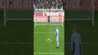 How did this Haaland Penalty kick not go in? | ARSENAL v MAN CITY #shorts #soccer #haaland #mancity