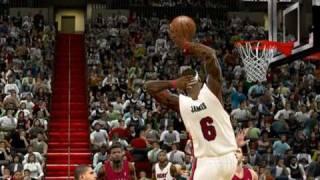 NBA 2K11 LeBron James Top 10 Dunk