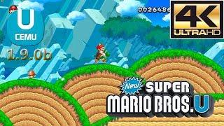 Cemu 1.9.0b (Wii U Emulator) - New Super Mario Bros. U [4K / 60 FPS]