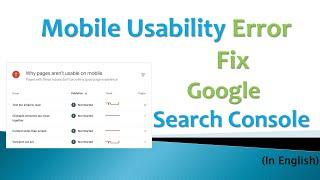 Mobile Usability Error Google Search Console | Different Methods to Test