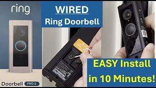 RING Doorbell Installation Made EASY!