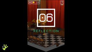 50 Tiny Room Escape 06 Reflection (2/2 Cards) Full Walkthrough (Kiary Games)