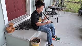 *** ALEX HELPER AND JOSHIE COOKIE'S      PLAYING THE RECORDER***