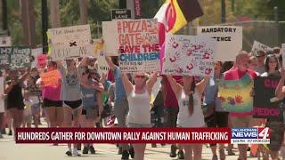 ‘Save the Children’ rally draws hundreds to Oklahoma City, but some question the belief behind the s