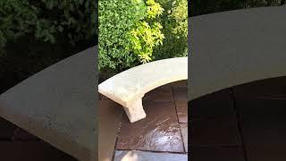 Satisfying Stone Bench Cleaning 🫧 