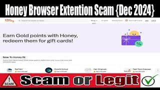 Honey Browser Extension Scam EXPOSED! Quickly Explained