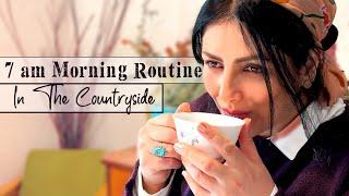 7am Morning Routine in the Countryside⏰Spring DecorationCooking Sewing Painting! Village Life Iran