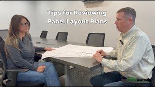 Tips for Reviewing Panel Layout Plans