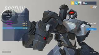 Overwatch Bastion all Skins and Stuff