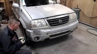 Как восстановить бампер. Suzuki. Bumper repair. полный ремонт .