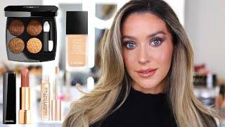 NEW CHANEL TWEED CUIVRE EYESHADOW PALETTE MAKEUP TUTORIAL