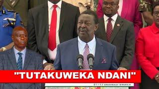 KIMEUMANA! Listen to what Interior CS Mudavadi said today after Gachagua insulted Ruto in Makueni!