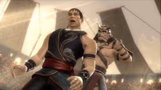 Mortal Kombat - Shao Kahn snaps Kung Lao neck (Kung Lao's Death)