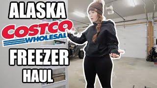 COSTCO FREEZER SHOPPING HAUL VLOGMAS DAY 5 | Somers In Alaska