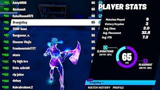 How I unlocked GALAXY SCOUT skin on 180 ping! (Fortnite Galaxy Cup)