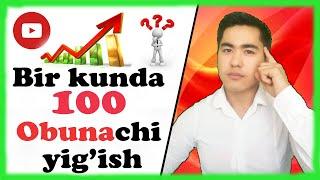 Youtubeda Obunachi Yig'ish (подписчик), Pul İshlash Uzbekcha 2020