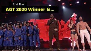 AGT 2020 WINNER: V. Unbeatable Lifted America's Got Talent Trophy
