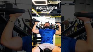 SHOULDER PRESS (MACHİNE) çalışan bölge ve, hareketin doğru formu için  #fitness #sports #egzersiz