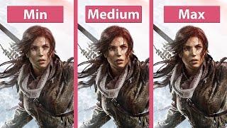 Rise of the Tomb Raider – PC Min vs. Max Detailed Graphics Comparison @1440p