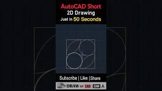 AutoCAD 2D Exe in 30 Sec | AutoCAD Short Videos | TheCAD Tutorail #shots #shortsfeed #shortsvideo