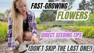 Seed these for FAST FLOWERS in the garden!