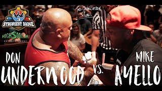 Don “Hollywood” Underwood throws down with Big Mike Ayello!!!