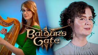 Down By the River from Baldur's Gate 3 | Harp & Voice Cover ft @JuliaHenderson