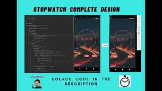 Stopwatch design with flutter || Tutorial for Beginners || Stopwatch complete design