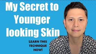 Get Younger Looking Skin (Anti- Wrinkle) with Tapping/  Facial Massage Technique